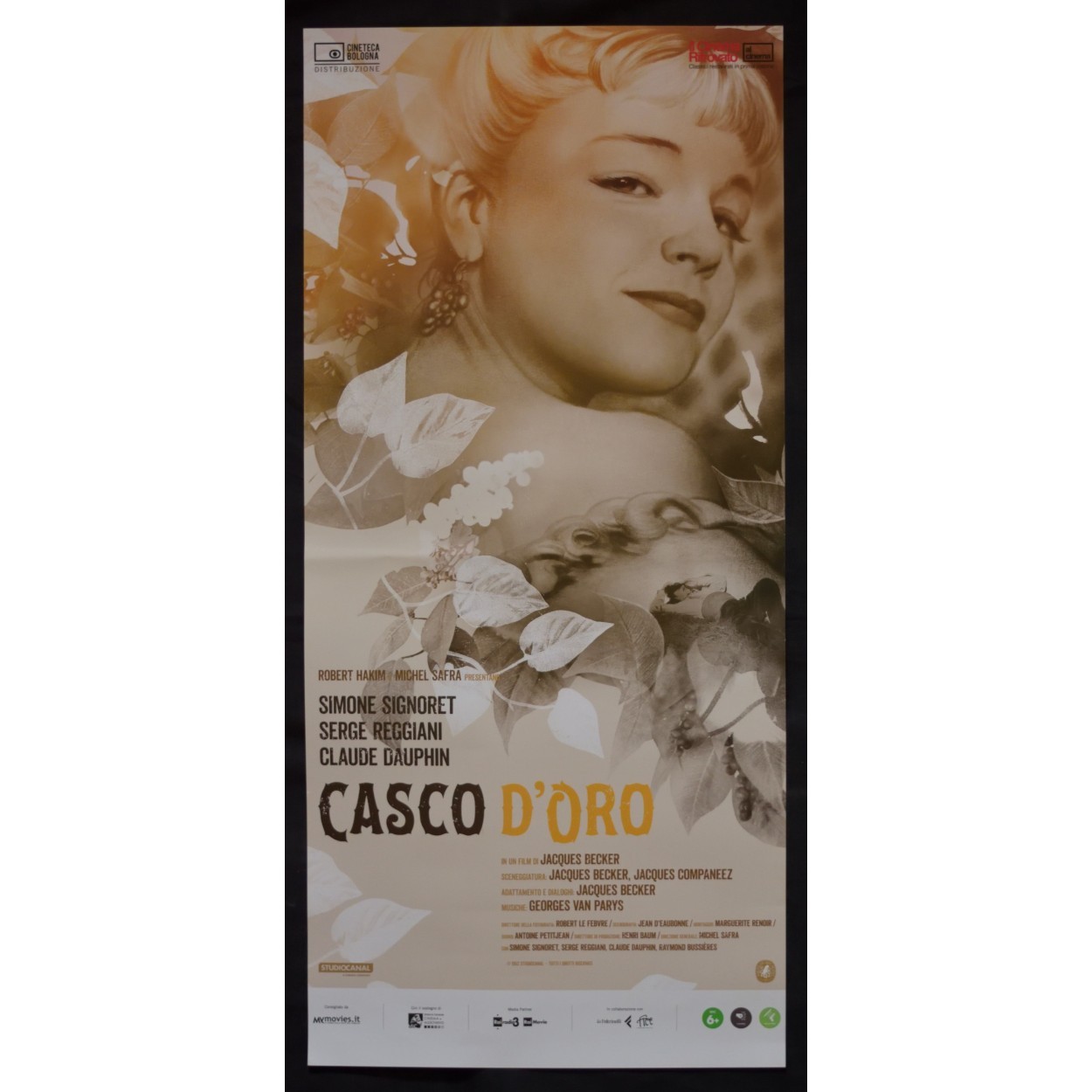 Locandina originale film Casco d'oro (1952) - Regia di Jacques Becker