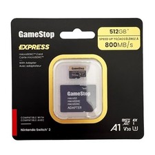 GameStop 512GB Express Micro SD Card for Nintendo Switch 2