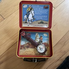 "THE LONE RANGER" LUNCH BOX/WATCH/BANDANNA SET BY FOSSIL 1994 Limited Edition "THE LONE RANGER" LUNCH BOX/WATCH/BANDANNA SET BY FOSSIL 1994 Limited Edition