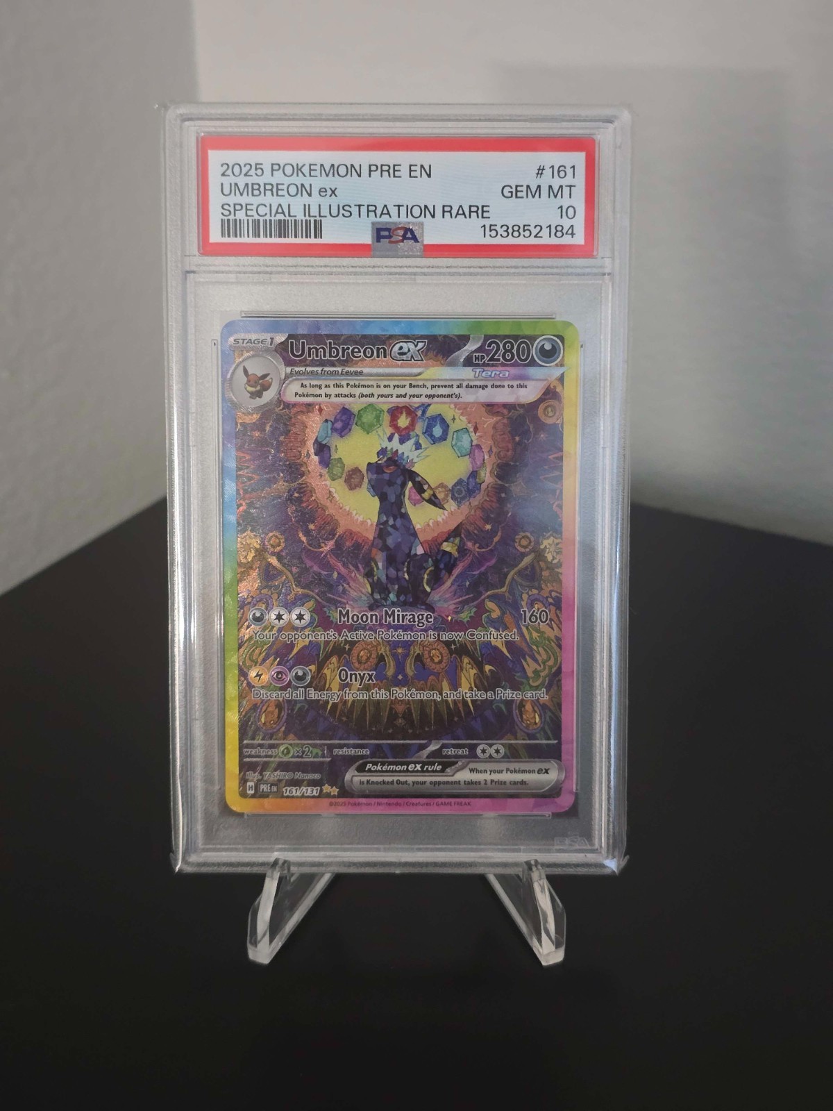 Umbreon ex 2025 Scarlet & Violet: Prismatic Evolutions #161/131
