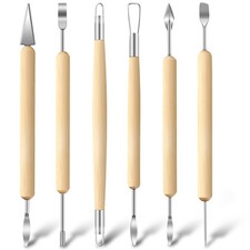 Jetmore 6 Pack Clay Tools Kit, Pottery & Scul...