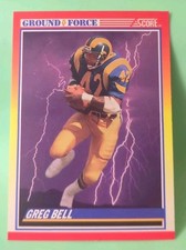 1990 Score - Greg Bell #328 - Los Angeles Rams 
