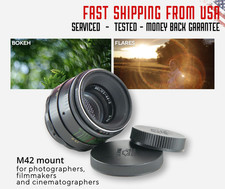 SERVICED Helios 44-2 58mm f/2 Vintage Bokeh m42 cover Full Frame  Medium Format