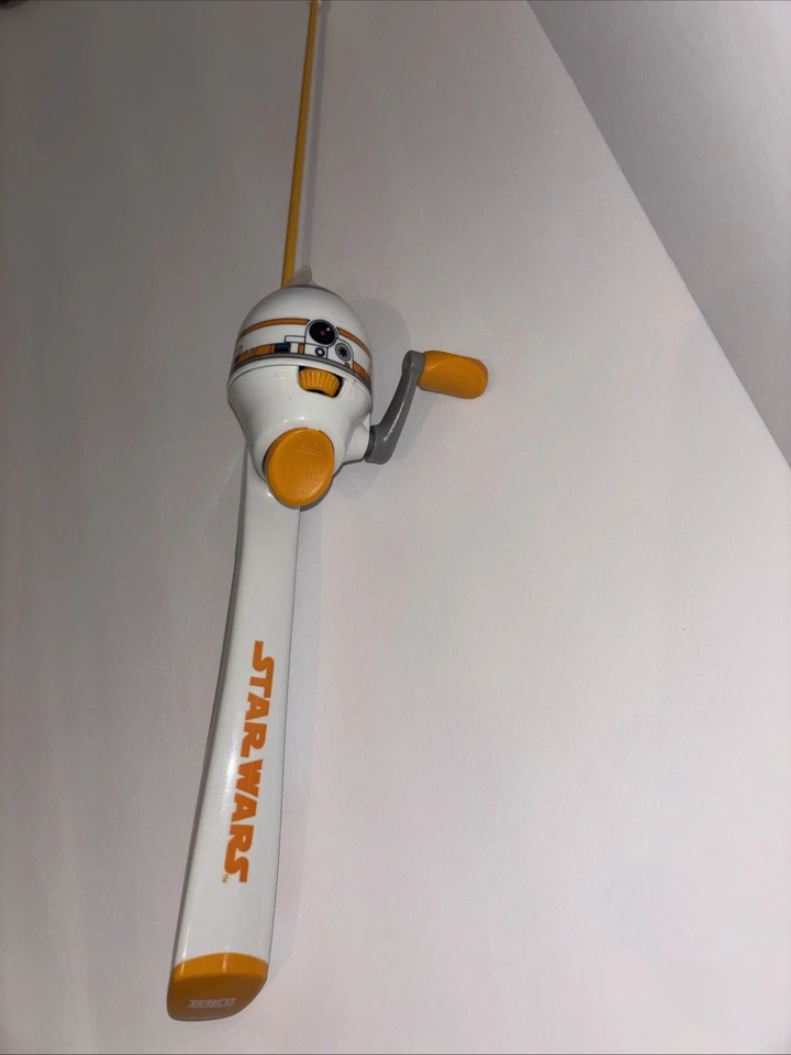ZEBCO STAR WARS BB-8 Kids Fishing Rod, Reel Combo for Kids FLOATS! NEW W/O Tags - Image 2 of 4