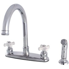 Kingston Brass FB779.PXSP Victorian 1.8 GPM Standard Kitchen - Chrome
