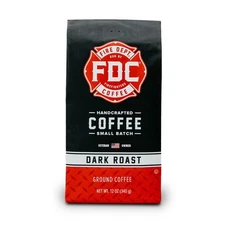 - Gives Back to Firefighters - Bold & Smooth Dark Roast Ground Coffee - Roast...