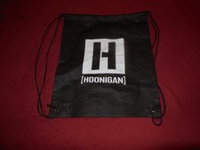Ken Block Hoonigan Eco Drawstring Backpack Bag Black White Excellent