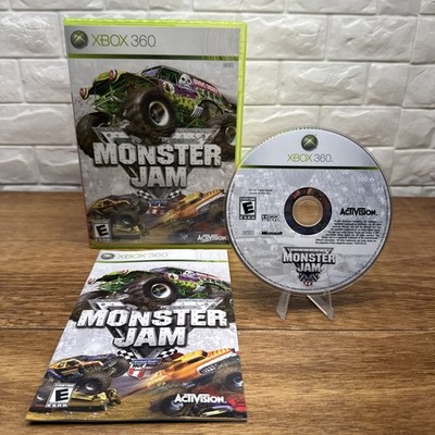 Monster Jam (Microsoft Xbox 360, 2007) CIB Tested Working Free Shipping