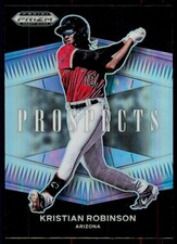 2021 Panini Prizm Draft Picks Kristian Robinson P-KR Prospects Silver Prizm