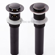 Oil Rubbed Bronze Pop Up Drain Stopper Overflow Bathroom Lavatory Sink Assembly