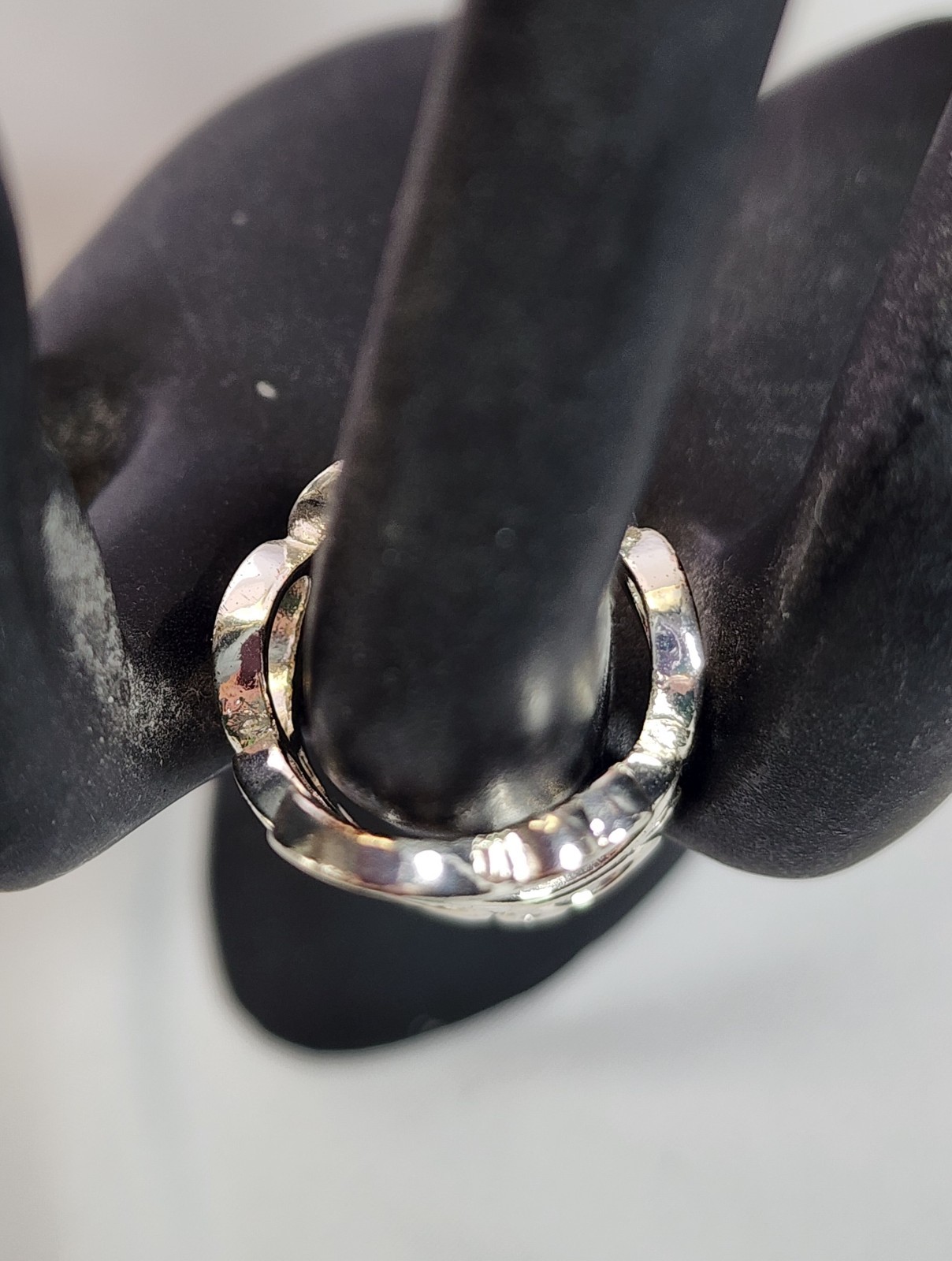 Silver Tone Multi Size Circle Ring Size 7.5 - image 5