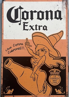 12'' x 8'' Corona Extra Beer Metal Sign