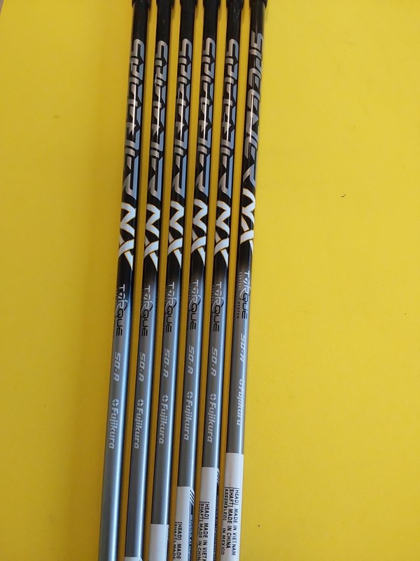 FUJIKURA SPEEDER graphite iron shaft 50 senior flex 5 to PW tip .370 MINT 