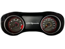 US Speedo Charcoal Dodge Charger Gauge Face for Clusters 2015-2024 (200 Mph)