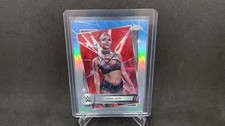 2025 Chrome WWE Cora Jade - Red and Blue Refractor #136