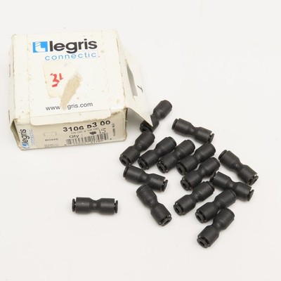 Legris 1/8'' x 1/8'' Push To Connect Nylon Tube Coupling Splice Lot Of 15
