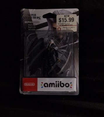 Amiibo Final Fantasy VII Sephiroth  Super Smash Bros Authentic Brand New 