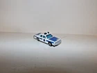 MATCHBOX S/F NO. 10-C GRAN FURY POLICE CAR WHITE BODY, BLUE 'SFPD' TEMPA M UNBOX