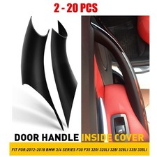 Fit BMW F30 F35 BLACK Door 12-18 Handle Inside Cover Inner Protect Case 2-20PCS