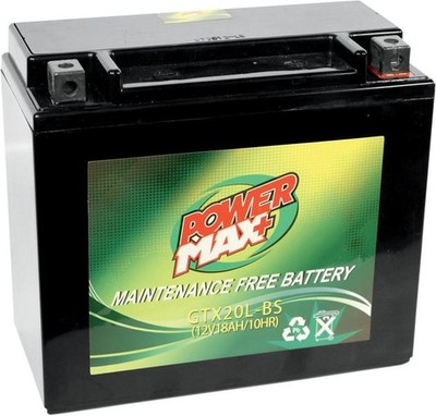Power Max Maintenance-Free Battery YTX20L-BS #GTX20L-BS