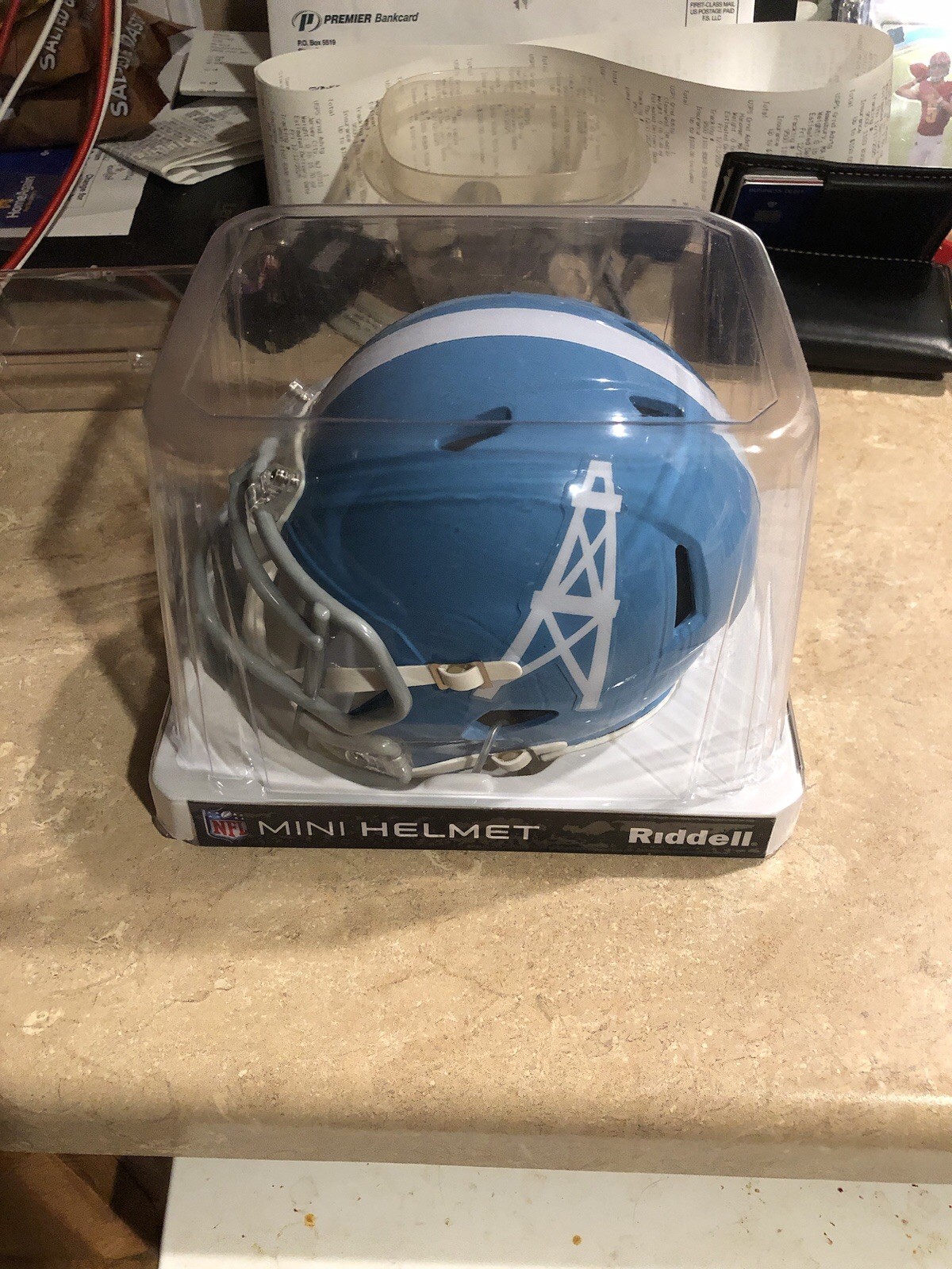 Riddell Mini Helmet Houston Oilers (Throwback) Brand New!