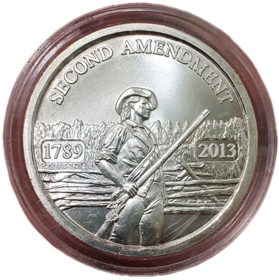 1 Oz Silver SECOND AMENDMENT Round. | eBay