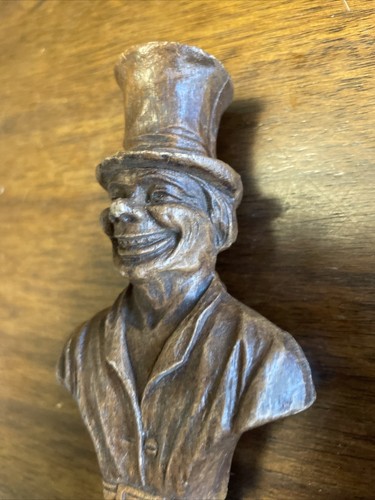 Vintage Syroco Wood Bottle Opener. Dapper Man With Tophat - Picture 6 of 24