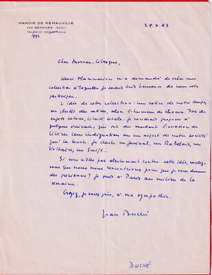 AW58-L.A.S-JEAN DUCHÉ-JOURNALIST-SCHRIFTSTELLER-[HENRI FLAMMARION]-1963