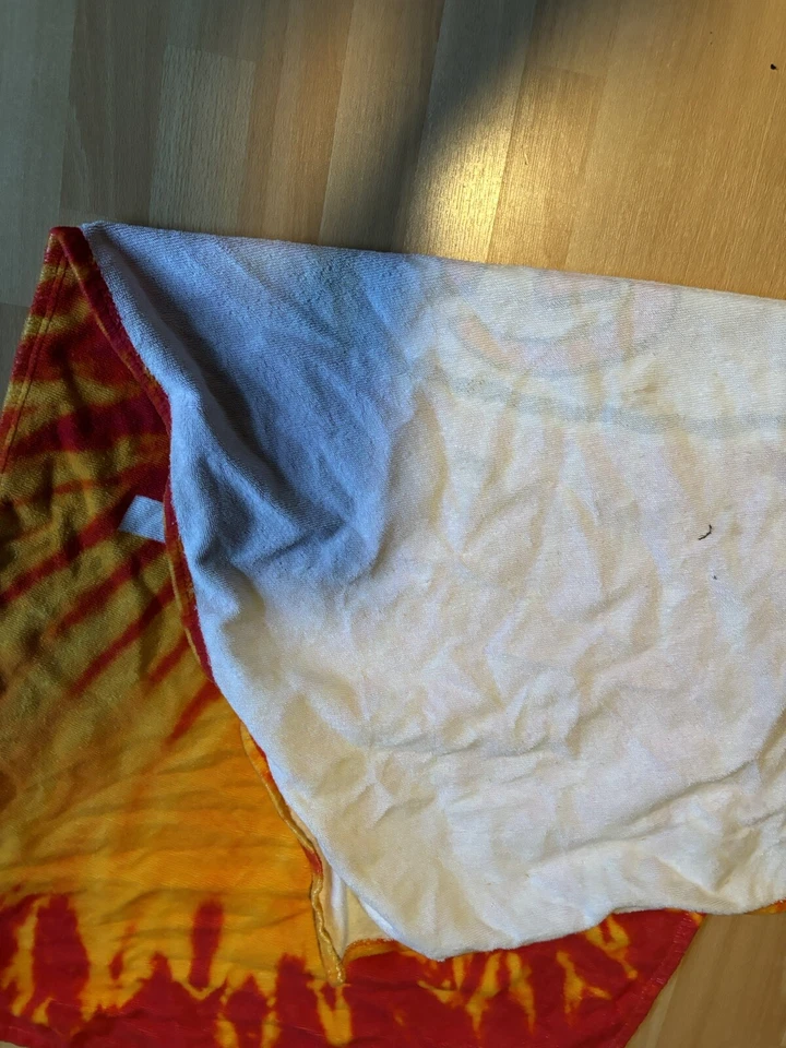 Kansas City Chiefs Beach Towel - Red And Yellow NFL Football - Image 4 of 4