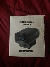 1080P HD Webcam with Microphone Speaker, Fast Auto Focus 3 in 1 Conference Camer