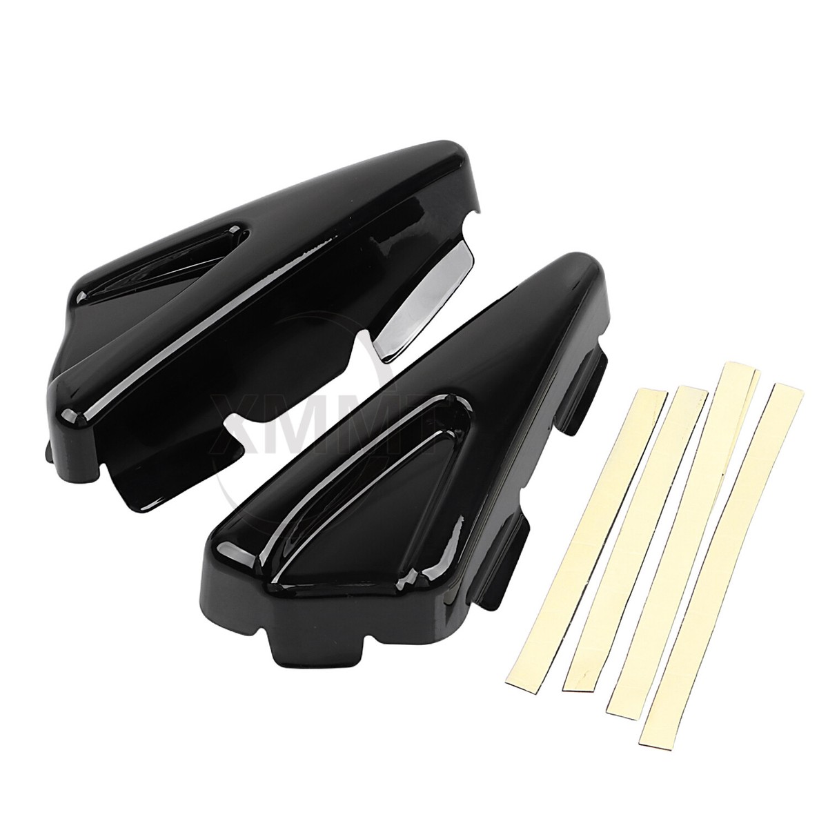 Harley Davidson マットブラックタンクカバー Motorcycle Black Side