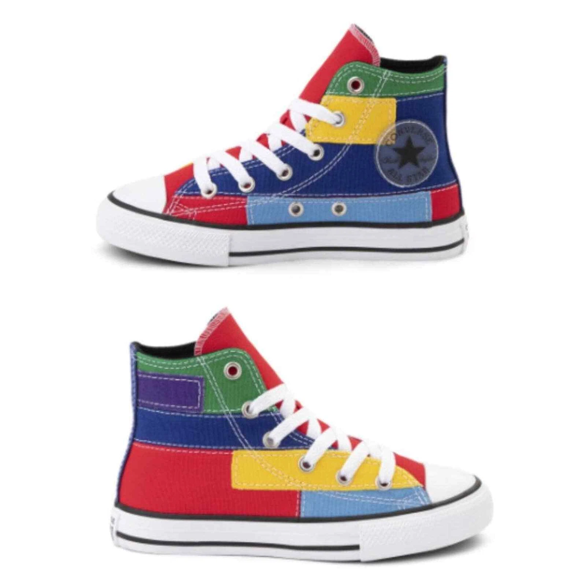 Converse hi color block sales