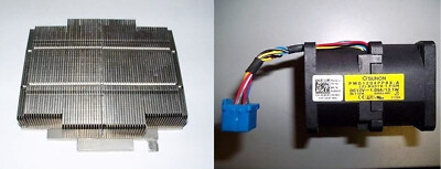 Used GY134 TR995 Dell R610 CPU Kit Cooling Fan and Heatsink WP838 RX874