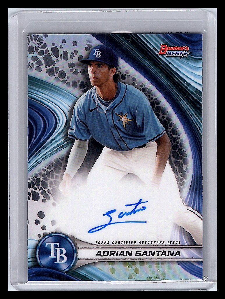 2024 Bowman's Best #B24-AS Adrian Santana Best of 2024 Autographs Refractors