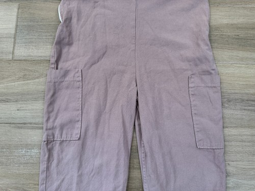 Back Beat Co Women's Overall Jumpsuit SMALL Pink Hemp Organic Cotton California - Picture 4 of 17