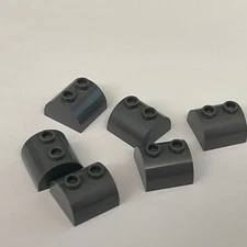Lego 30166 Dark Gray Replacement Parts Pieces Lot of 6