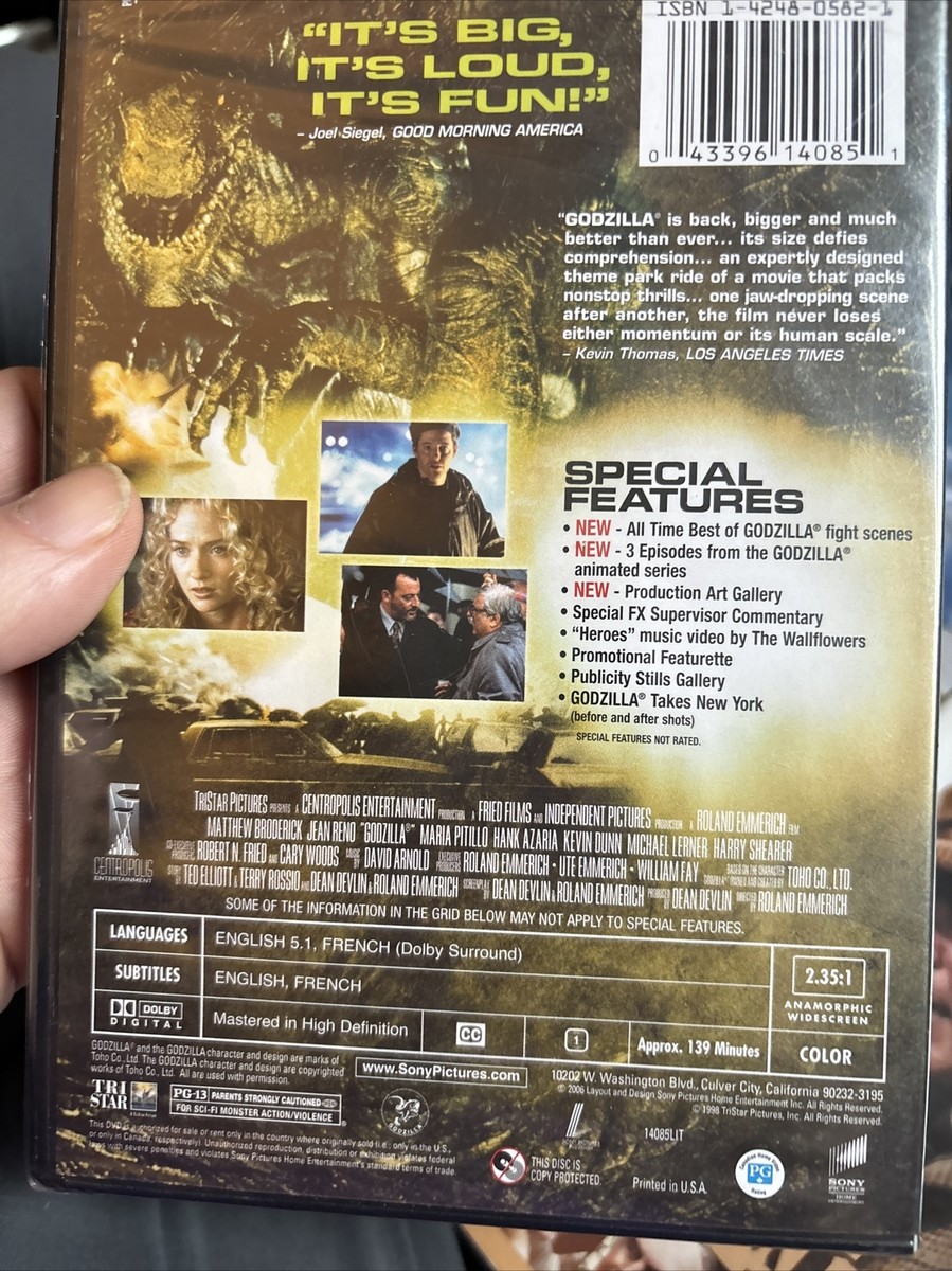 Godzilla (Monster Edition) [DVD] - DVD - Brand New - Harry Shearer