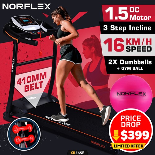 NORFLEX Electric Treadmill Home Gym Ball Exercise Machine Fitness