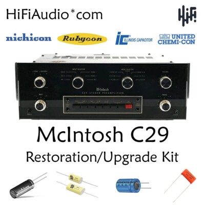 ◆大感謝祭!! McIntosh C29 基板 トランス付き m0a9210 McIntosh C29 FULL restoration recap repair upgrade rebuild kit