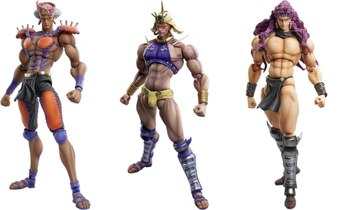 F JoJo's Bizarre Adventure SuperActionStatue Figure 2th part Esidisi Wamuu Kars