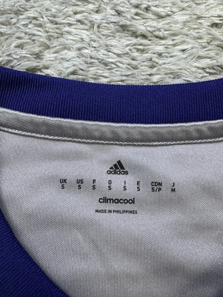 Camiseta de fútbol Adidas Emelec adulto pequeña plateada Maillot Maglia camiseta de fútbol Foto 3 de 4