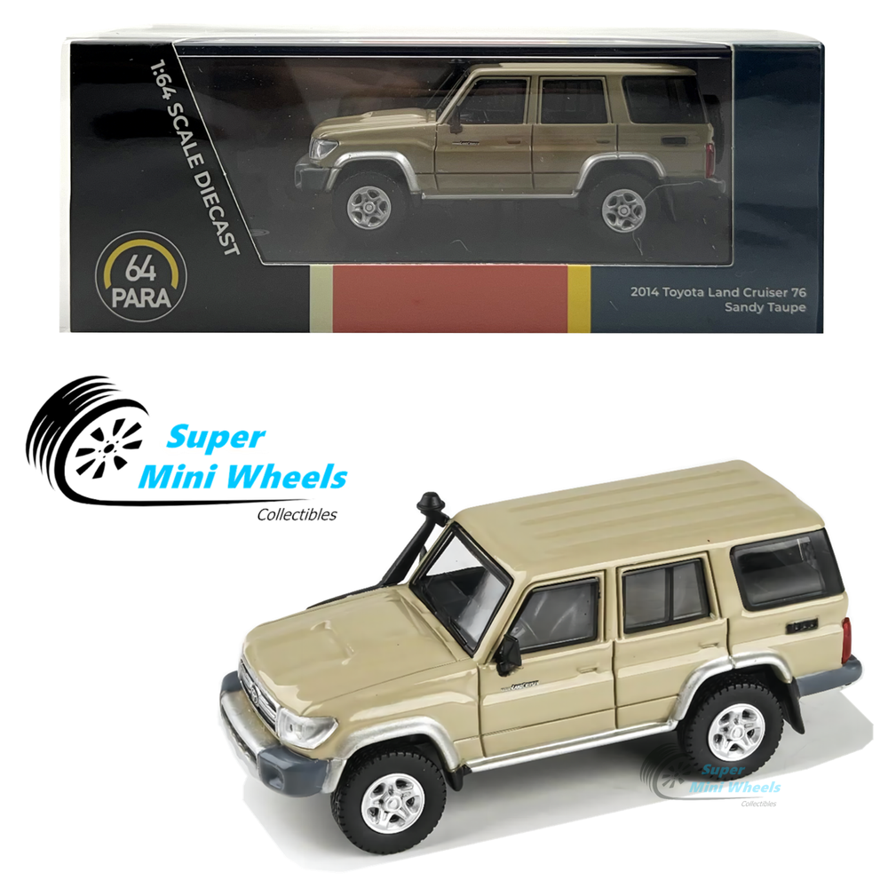 PARA64 1:64 Toyota 2014 Land Cruiser 76 - Sandy Taupe