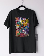 Lollapalooza Tour Concert T-Shirt, Music Festival Shirt, black color TE1119