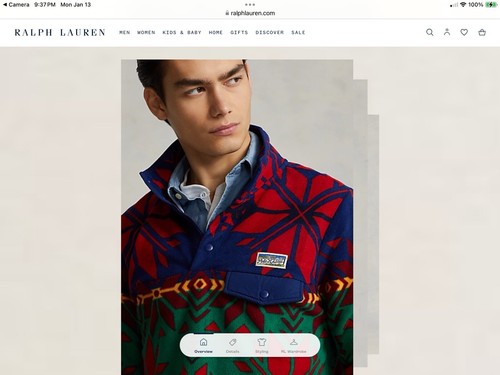 Polo Ralph Lauren Fair Isle Brushed Fleece Pullover Men’s Size M New MSRP $248 - Picture 14 of 18