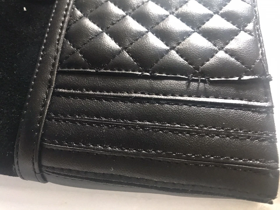 Botas de montar Ellen Tracy vintage para mujer negras “Bryer” de cuero y gamuza NiB 8,5 M Foto 4 de 4