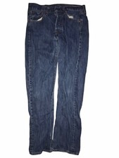 Levis 501xx Jeans Mens 30x30 Dark Wash Straight Leg Button Fly Y2K Vintage C15
