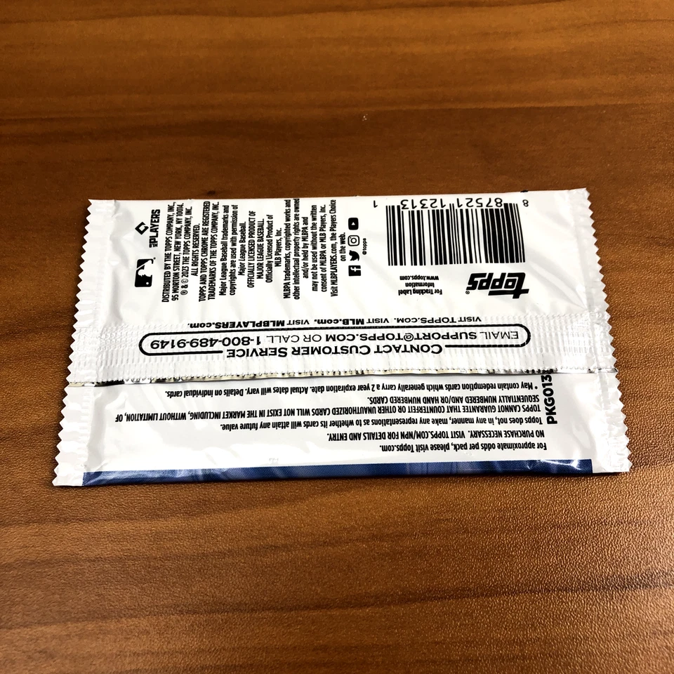 Topps Chrome Lids x Mitchell & Ness Promo Pack x1 Sealed Baseball Cards MLB 2023 - Image 2 of 2