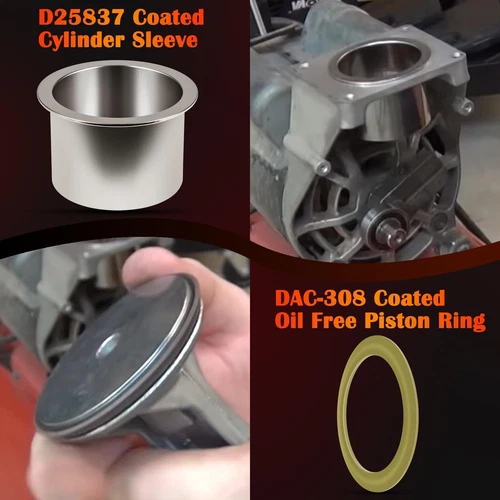K-0650 Cylinder Sleeve Replacement Kit with DAC-308 Pre-Formed Piston Ring - Picture 6 of 11