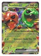 Carte Pokémon Scovilain ex 22/162 FR Double Rare Forces Temporelles E&V NM