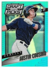 2014 Austin Cousino Panini Prizm Draft Picks Rookie Powder Blue Refractor /199